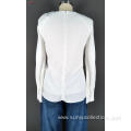 Ladie's straight line long sleeve woven shirt